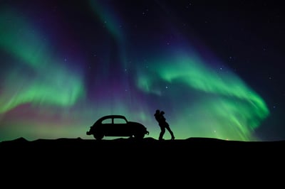Expériences insolites : observer les aurores boréales en Islande​